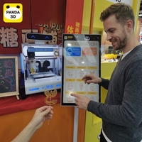 Machine portable automatique de peinture au sucre IA, imprimante d'art sucré haute productivité et légère pour les marchés nocturnes, événements et fêtes