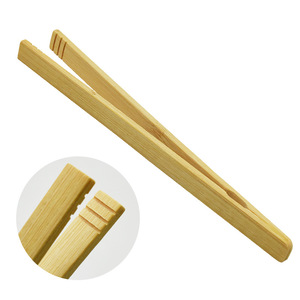 Promotional bamboo tea tongs, tea tweezers, and other teaware accessories. Bamboo tea <b>set</b>, six essential bamboo tea utensils, - Product Image 1
