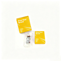 Flacon pharmaceutique vide personnalisable, boîte d'emballage rigide en papier de 3 ml avec plateau en plastique, gaufrage et doublure en éponge