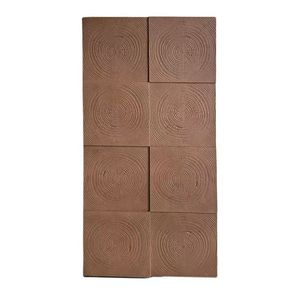 Tablón <span class=keywords><strong>de</strong></span> imitación <span class=keywords><strong>de</strong></span> madera PU con efecto <span class=keywords><strong>de</strong></span> veta <span class=keywords><strong>de</strong></span> madera envejecida, ladrillo con anillos anuales, tronco simulado <span class=keywords><strong>de</strong></span> barco antiguo, para <span class=keywords><strong>pared</strong></span> <span class=keywords><strong>de</strong></span> fondo, no absorbente - Product Image 2