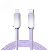 Câble de charge rapide Type C 65W, câble de charge en nylon tressé pour chargeur de téléphone