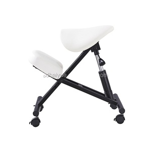 HY5001-1 <strong>Ergonomic</strong> <strong>White</strong> PU Kneeling <strong>Chair</strong> Kneeling <strong>Chair</strong> for <strong>Office</strong> - Product Image 3