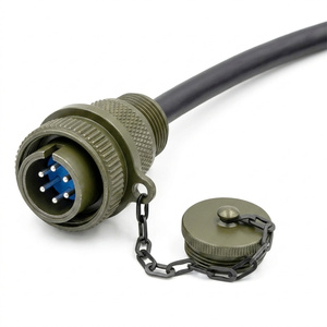 Cable Personalizado de 6 Pines Serie MIL-<span class=keywords><strong>DTL</strong></span>-5015 Macho a Hembra MS3106A14S-6P a MS3106A14S-6S, Conector Industrial MS5015 de Alta Resistencia - Product Image 3