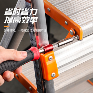 Chrome Vanadium Steel <b>Screwdriver</b> <b>Bit</b> Handle <b>Set</b> 33Pcs Industrial Grade Anti Slip Texture Phillips <b>Bit</b> - Product Image 3