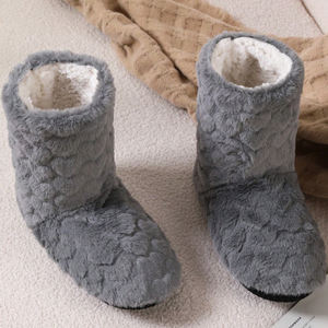 Adult Kids Love Hear Wedding Bride Winter Shoes Warm Plush Fleece <strong>Sherpa</strong> Indoor Home Slipper Socks Indoor Women's <strong>Boots</strong> - Product Image 1
