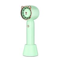 Ventilateur portable sans pales à trois vitesses, alimenté par batterie, mini, Type-C, mains libres, pour séchage de colle à extensions de cils, usage domestique, haute qualité