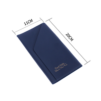 Porte-passeport personnalisé réutilisable en cuir PU avec bouton RFID, imperméable, portable, de luxe, pour cartes d'identité, cartes de visite, portefeuille de voyage