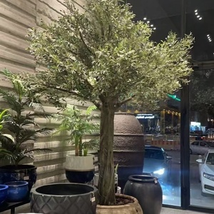 Grand olivier artificiel <span class=keywords><strong>en</strong></span> fibre <span class=keywords><strong>de</strong></span> verre avec tronc <span class=keywords><strong>en</strong></span> <span class=keywords><strong>acier</strong></span> galvanisé, taille 2-5m, durée <span class=keywords><strong>de</strong></span> vie 5-8 ans, feuilles <span class=keywords><strong>en</strong></span> plastique, pour usage domestique ou hôtelier - Product Image 6