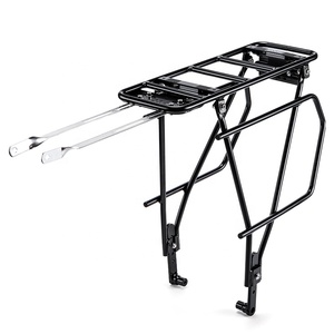 <span class=keywords><strong>Portabultos</strong></span> Trasero de Liberación Rápida para Bicicleta de Aluminio con Reflector, Ajustable, Negro, 30 kg, CXWXC - Product Image 2