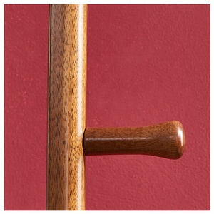 Roble Twist Center Stand Hall Tree/Percha <span class=keywords><strong>de</strong></span> <span class=keywords><strong>madera</strong></span> maciza para sombreros Percha <span class=keywords><strong>con</strong></span> estante Marrón - Product Image 4
