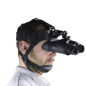 Бинокль ночного видения Yukon Pirates, HD монокуляр с креплением на голову, инфракрасный шлем, 1x24, для охоты, кемпинга