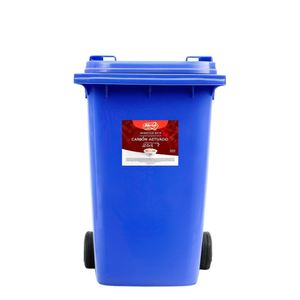 Bidone Blu per Rifiuti da 800 L con Ruote per Uso Esterno - Product Image 2