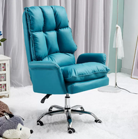 Chaise de bureau exécutive moderne industrielle en cuir PU haut de gamme, réglable en hauteur et pivotante, vente en gros