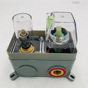Design moderno cromato finitura superficiale in ottone corpo freddo e caldo miscelatore doccia <span class=keywords><strong>rubinetto</strong></span> corpo applicato per il sistema doccia incorporato - Product Image 2