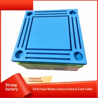 Table de Mahjong en mousse EVA universelle personnalisée, étanche, flottante pour piscine, pliable, pour jeux de cartes, avec plateau en mousse EVA