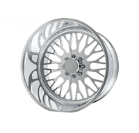 Maßgefertigte Polierte Geschmiedete LKW-Räder für Dodge Ram Ford GMC 20x10 22x10 22x12 24x10 24x12 24x14 26x12 26x14 26x16 28x16 30x16