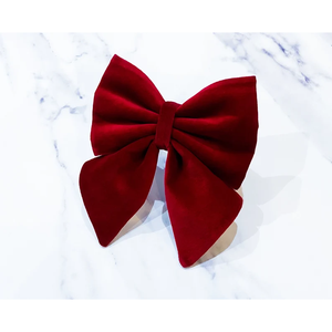 Accessoires pour animaux de compagnie : Nœuds <span class=keywords><strong>papillon</strong></span> pour chiens et chats, en velours imprimé ou uni, détachables et mobiles, pour Noël et mariages - Product Image 4