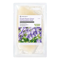 Masque facial hydratant et éclaircissant JMFREE OEM à la fleur de trèfle violette, fermentation microbienne naturelle, marque privée, soin coréen