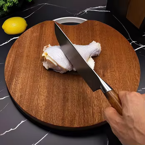 Tabla de Cortar de Madera de Ébano Natural para Cocina, Tabla para Picar Frutas y <span class=keywords><strong>Verduras</strong></span>, Estilo Simple, Venta al por Mayor - Product Image 5