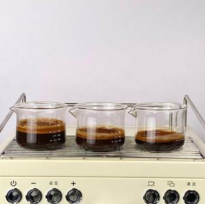 Vendita calda eco-friendly Espresso Sharing tazza di vetro resistente al calore con beccuccio per Mini <span class=keywords><strong>caffettiera</strong></span> rifornito - Product Image 3