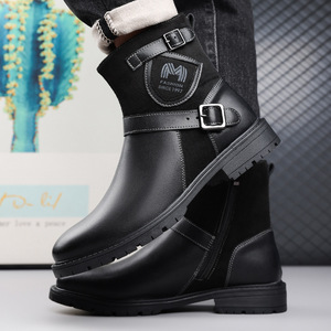 Zapatos Formales de Cuero para Hombre, Estilo Moderno 2026, Botas Martin a la Moda - Product Image 4