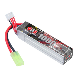 GNB GAONENG 1000MAH 3S 11.1V 30C 60C RC LiPo แบตเตอรี่ AirSoft Mini Tamiya Connector - Product Image 1