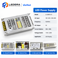 Alimentation électrique double tension AC/DC ultra-mince 5V 40A 200W 110V 220V pour écran LED commercial et mur vidéo LED – Vente en gros usine