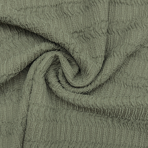 Nouveau tissu jacquard pour vêtements, matière tricotée, tissu jacquard <span class=keywords><strong>en</strong></span> polyester uni sur mesure à vendre - Product Image 3