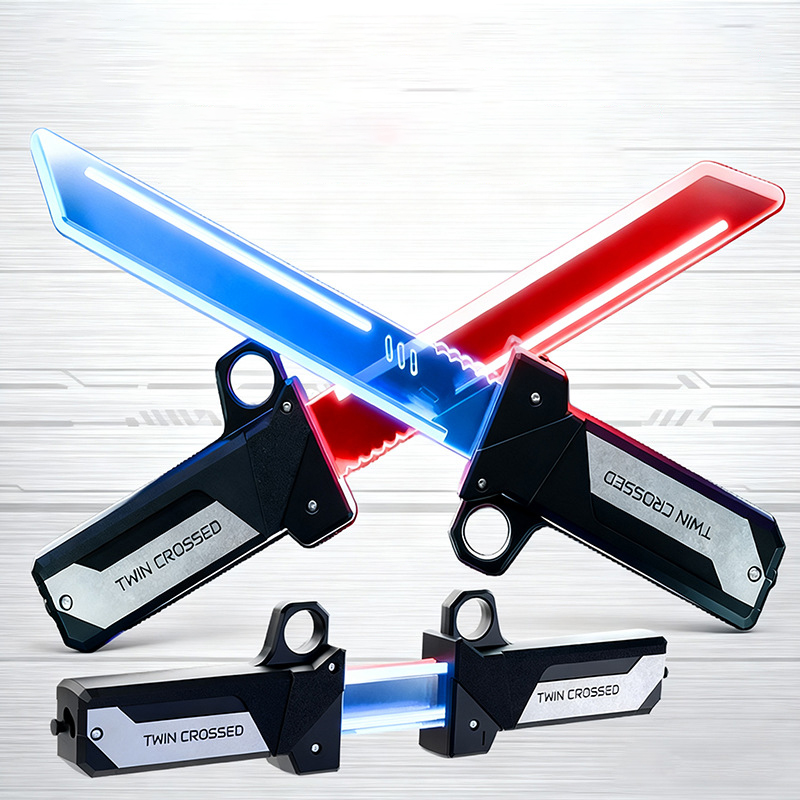 Espada doble retráctil/26,5 CM