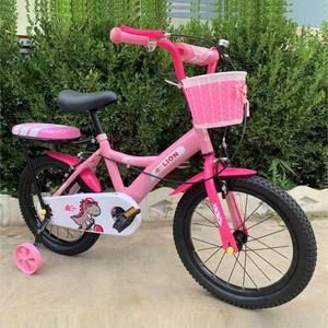 Vélo enfant <span class=keywords><strong>rose</strong></span> de 12 pouces pour filles de 3 à 5 ans, nouveau vélo pour enfants avec caractéristiques de voiture, cadre en acier - Product Image 1