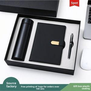 Caja de Regalo Empresarial Simple, Set de Taza Térmica y Cuaderno, Taza Inteligente con Indicador de Temperatura, Bloc de Notas, Regalo Creativo para Oficina, Set de Regalo Corporativo - Product Image 2