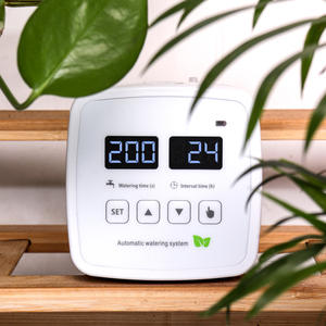 Sistema de riego automático por goteo, kit de riego con temporizador de 200s y 24h para plantas en maceta y suculentas, uso en interiores y exteriores - Product Image 1