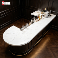 Dalle de quartz massif haute stabilité pour l'ameublement de toute la maison, commande personnalisée en gros pour usine