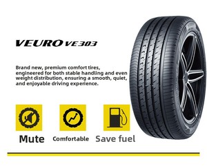 Nouveau pneu radial PCR à économie d'énergie et longue durée de vie VEURO VE303 <span class=keywords><strong>215</strong></span>/50 <span class=keywords><strong>215</strong></span>/<span class=keywords><strong>55</strong></span> <span class=keywords><strong>R17</strong></span> Premium Silencieux pour voitures particulières - Product Image 4