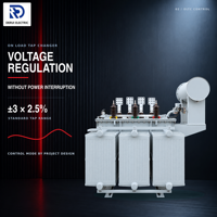 Transformateur de puissance immergé dans l'huile 35 kV OLTC de 2 MVA à 31,5 MVA avec changeur de tension sous charge pour projets de postes de transformation industriels et utilitaires
