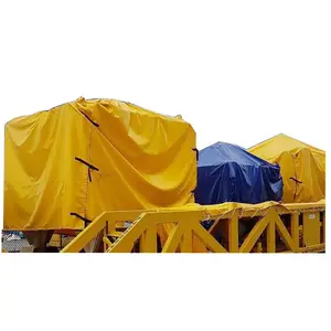 Lona Popular 570gsm 1000Dx1000D 18*18 PVC Cover Tarpaulin Material for Outdoor Covering Tent