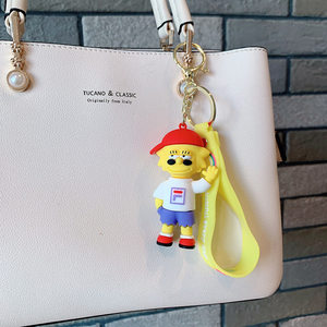 Portachiavi in Silicone 3D Versatile a Forma di Cartone Animato <span class=keywords><strong>Simpson</strong></span> per Auto, Borsa e Regalo - Product Image 3