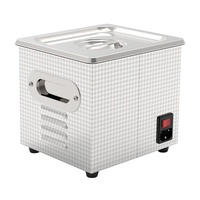 Nettoyeur à ultrasons portable Granbo 1,3 L en acier inoxydable 30W/60W Mini pour bijoux, montres, voiture, extérieur, maison, lunettes dentaires 40 kHz