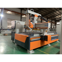 Routeur CNC à découpe de bois Rensolin 3D 1224, commande Syntec, broche simple, moteur 9KW, zone de travail 2000x3000mm, table à vide