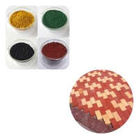 Oxyde de fer rouge et jaune pour poudre de carreaux de brique