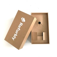 Boîte d'emballage pour téléphone portable en papier kraft écologique personnalisée pour iPhone remis à neuf