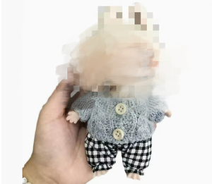 DHF1252 ขายส่งเสื้อผ้าตุ๊กตาหลากหลายร้อยแบบ ชุดตุ๊กตาคาวาอี้ ชุดของเล่นขนาดเล็กสำหรับตุ๊กตาขนาด 17 ซม. อุปกรณ์เสริมเสื้อผ้าตุ๊กตาผ้าพลัฌ - Product Image 5