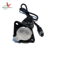 Connecteur 7 broches personnalisé robuste gaine en PVC à plomb enroulé Suzi câble de caméra de recul à fibre optique pour système de caméra de remorque
