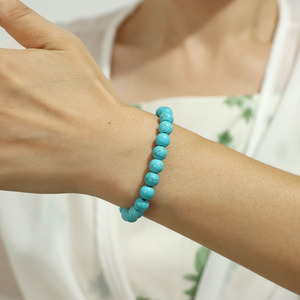 Bracelet Élastique Perlé en Pierres Naturelles <span class=keywords><strong>de</strong></span> 8 mm avec Carte, Bracelets en Cristal d'Améthyste <span class=keywords><strong>de</strong></span> Guérison pour Femmes et Hommes, Plusieurs Options <span class=keywords><strong>de</strong></span> Pierres - Product Image 3
