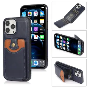 Mobile Phone Cover Leather Wallet Phone Case For Iphone 13 14 Pro Max
