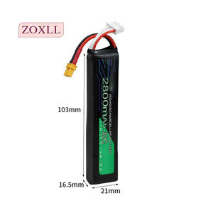 Оптовая цена, аккумулятор 11,1 В, 30C 2800 мАч, литий-ионная батарея большой емкости, высокая скорость разряда самолетов, аксессуары для игрушек - Product Image 6