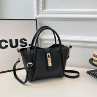 Nouveau Sac à Main Femme Tendance Polyvalent en Similicuir Litchi Doux avec Fermeture à Loquet, Style Européen et Américain, Idéal pour l'Été et les Achats Transfrontaliers