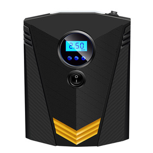ปั๊มลมยางพกพา 12V หน้าจอดิจิตอล 120W เครื่องอัดอากาศไฟฟ้าสำหรับใช้กับรถยนต์ - Product Image 4