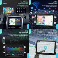 Hikity pour Renault Dacia Duster Sandero Logan Dokker 6 + 128G 8 ''Autoradio sans fil Carplay/Android Auto WiFi/GPS Autoradio OEM