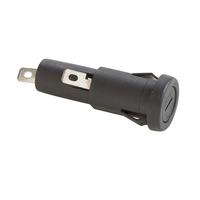 Porte-fusible à visser pour montage sur panneau, type à fente, 250V 10A 15A 16A 20A 30A, pour fusible 6.3x32mm